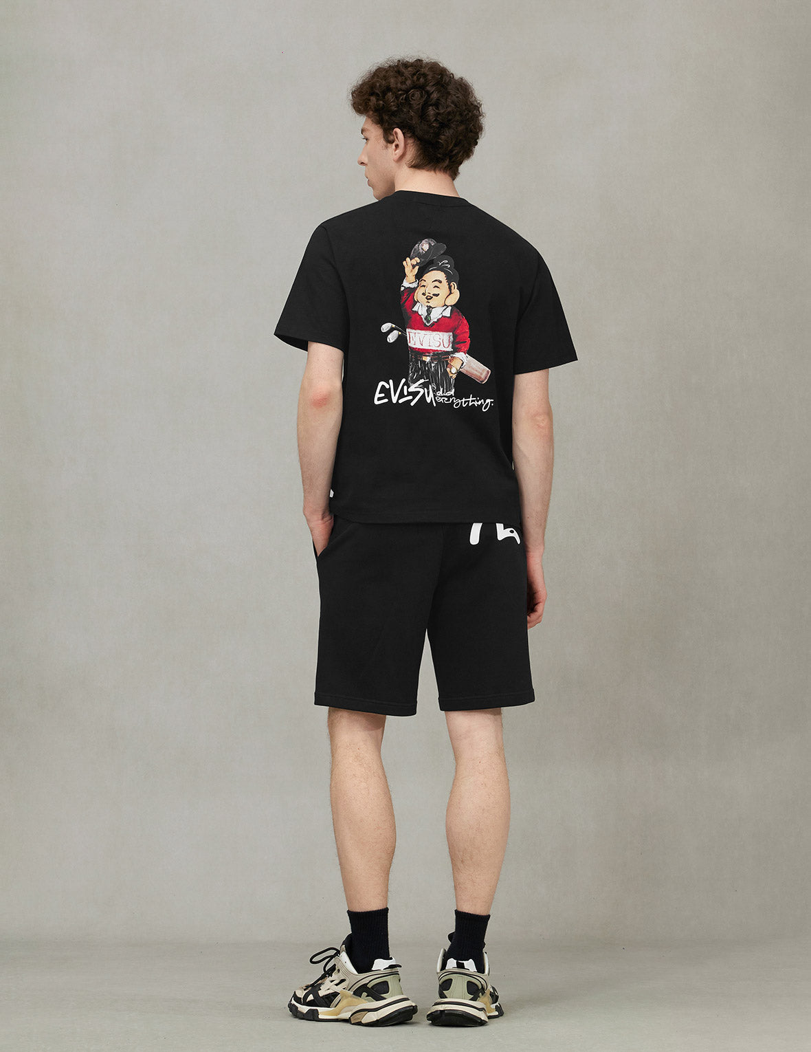 高爾夫球佛頭印花常規版型T恤