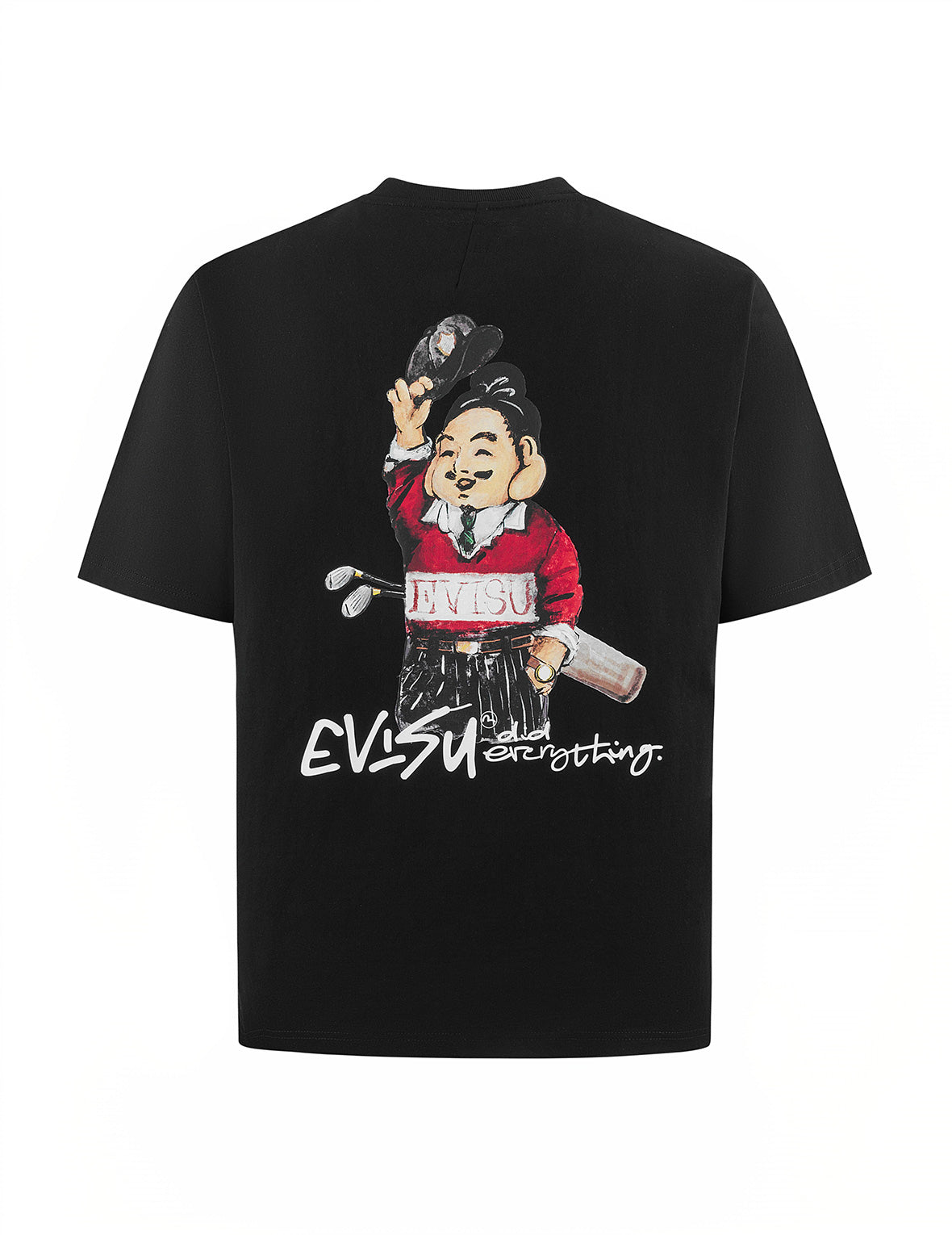 高爾夫球佛頭印花常規版型T恤