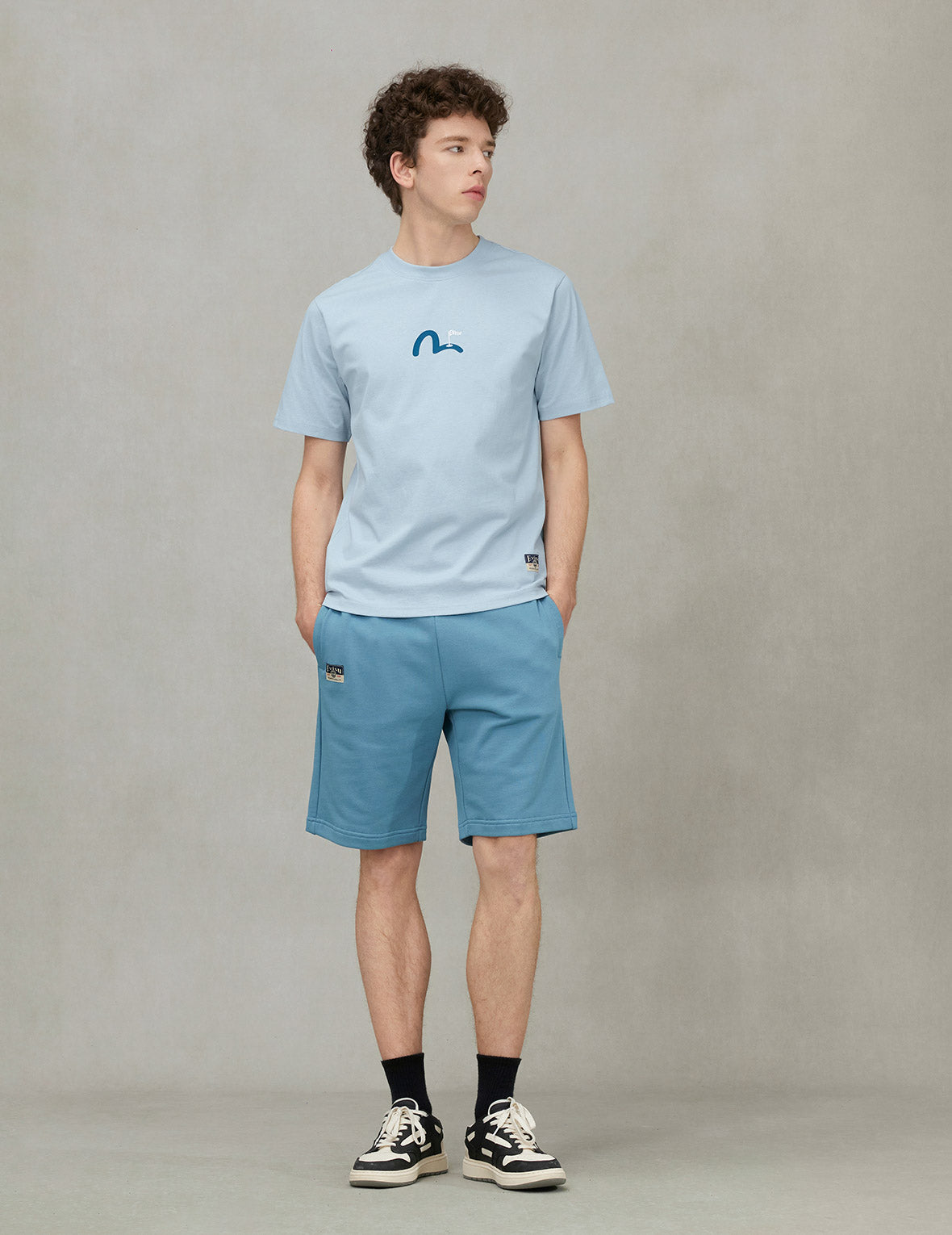 高爾夫球佛頭印花常規版型T恤