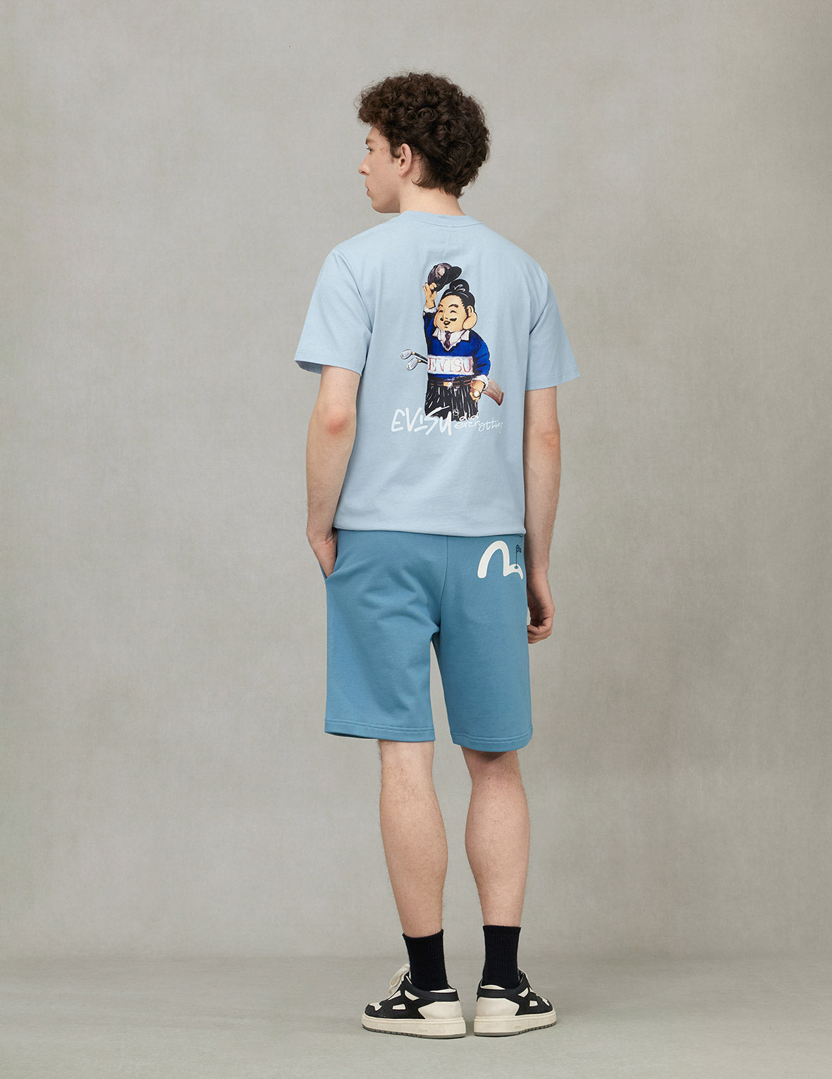 高爾夫球佛頭印花常規版型T恤