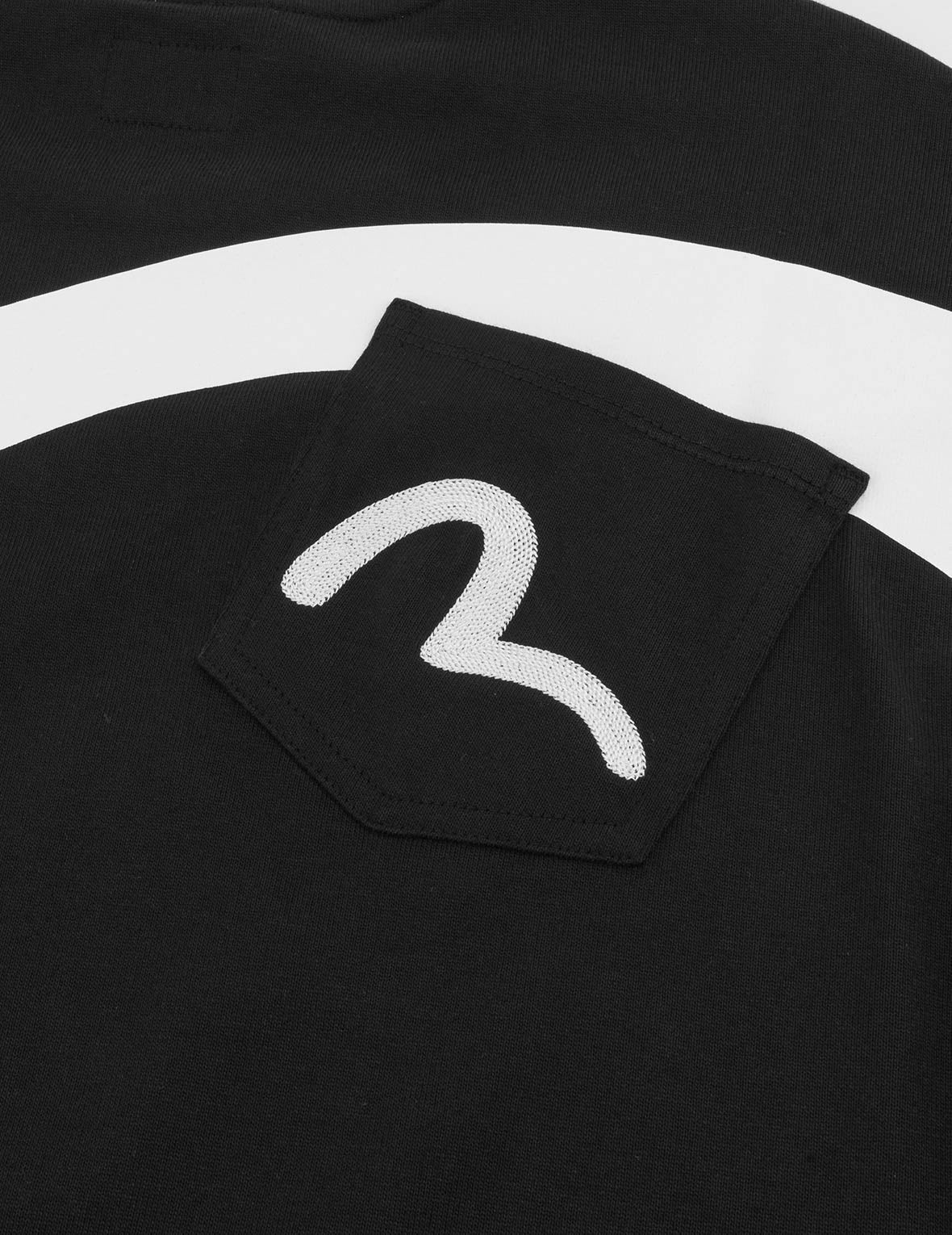 Seagull and Slogan Print Relax Fit T-shirt