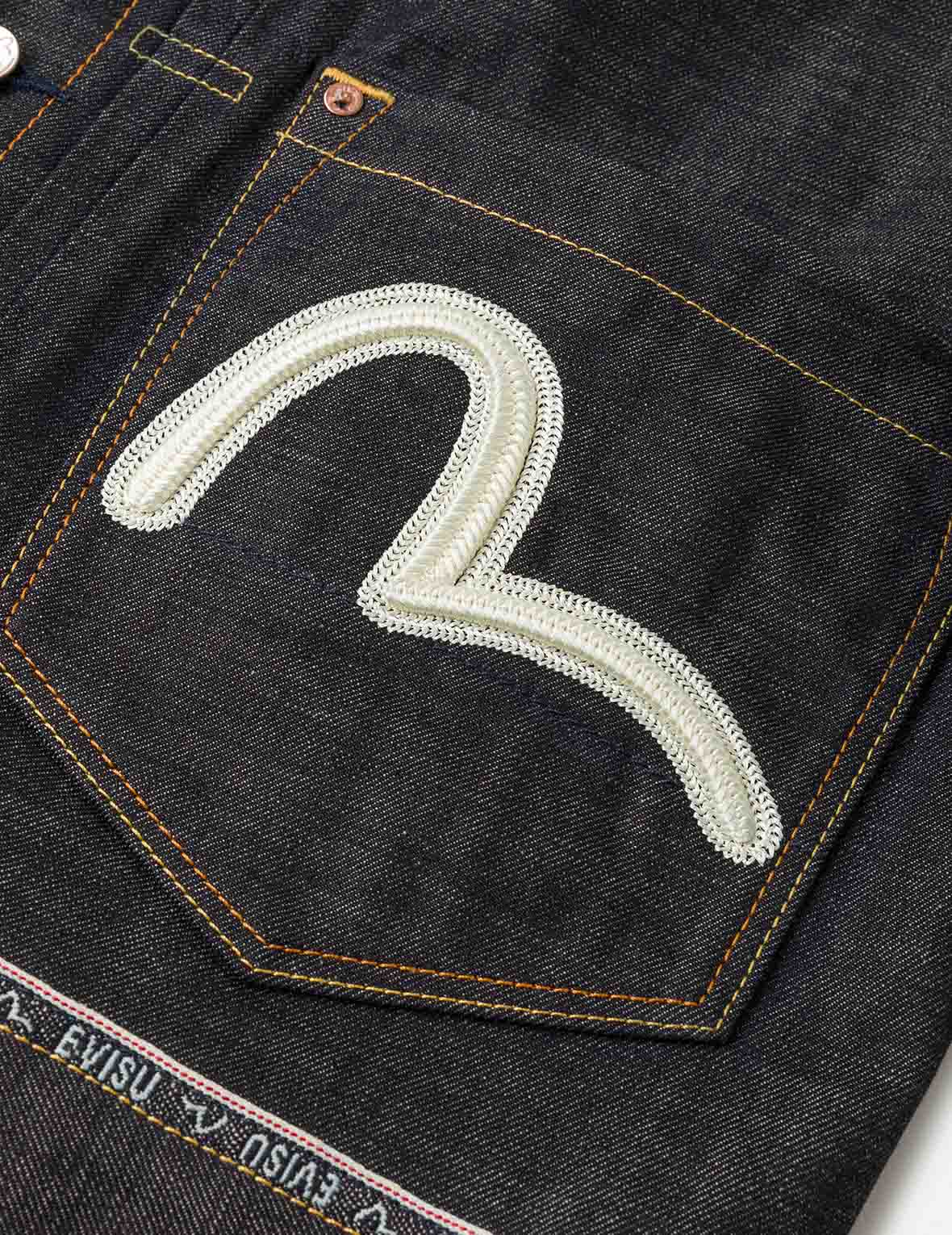 Logo Seagull Embroidery Denim Jacket