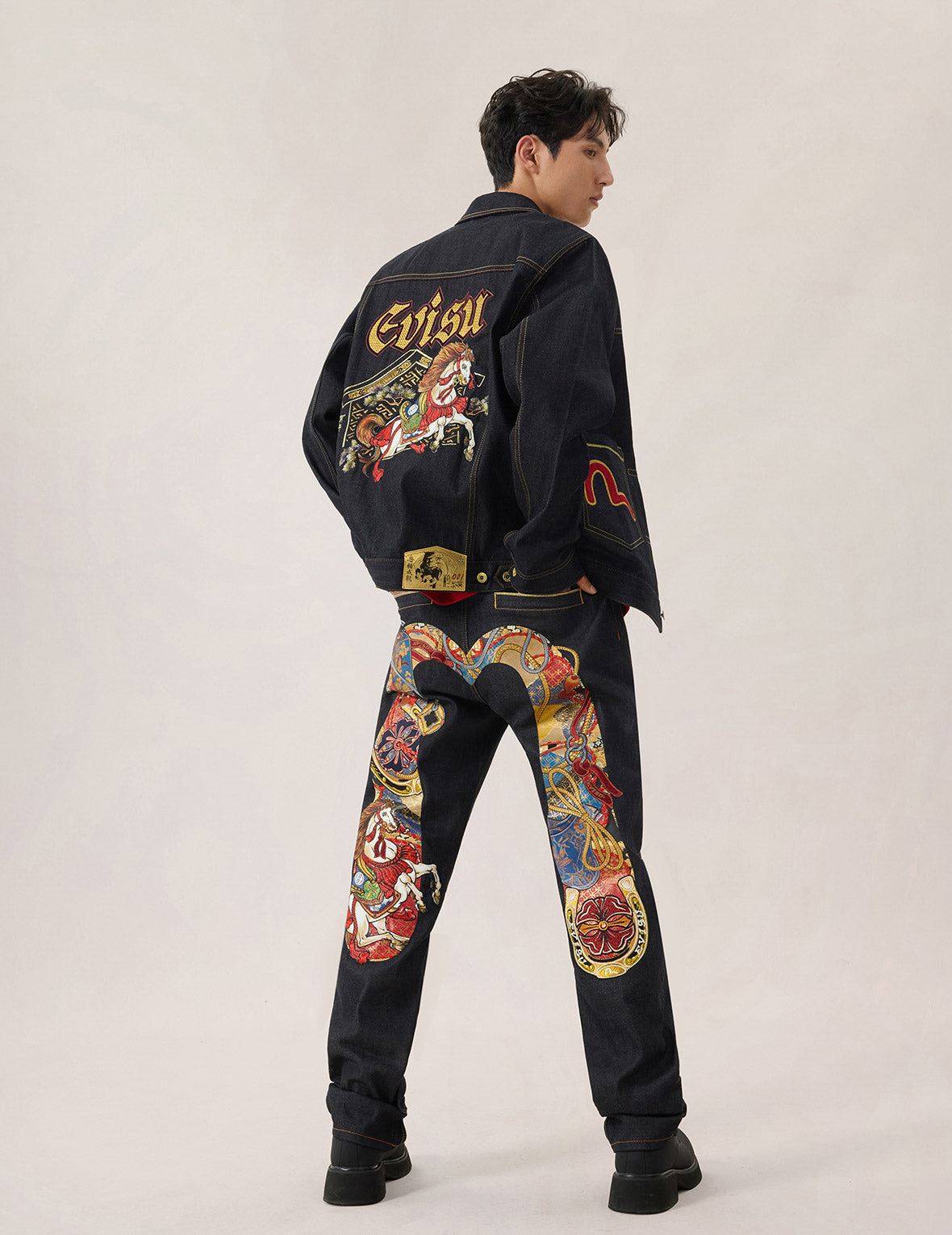 Year Of Horse Embroidery Denim Jacket – EVISU
