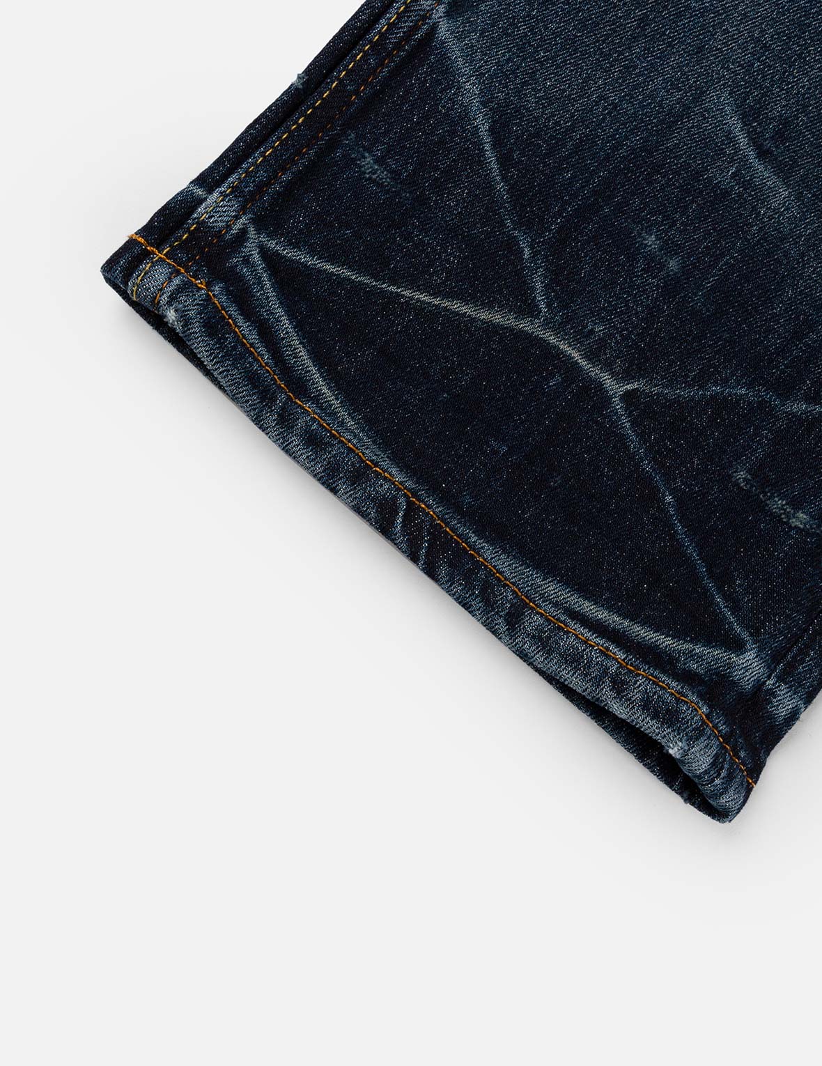 海鷗刺繡多口袋牛仔褲 #2020