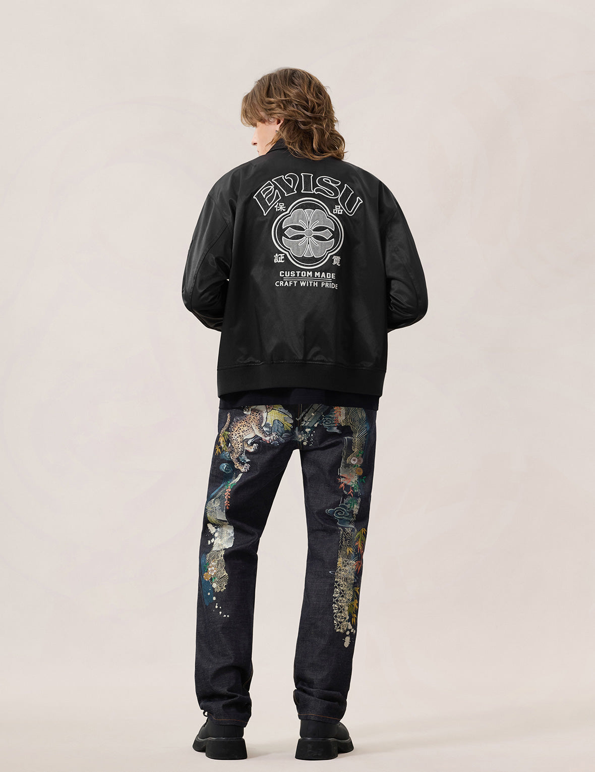Duo Leopard Daicock Embroidery Jeans #2020