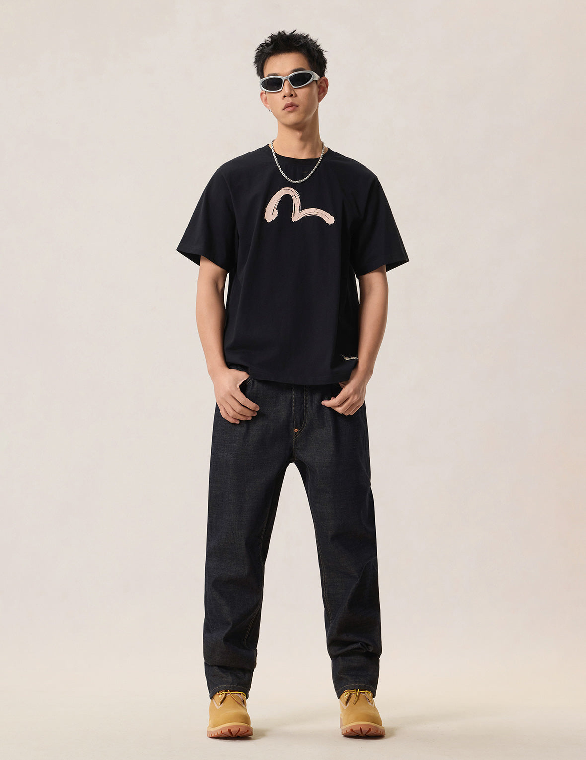 Multi-Pocket Embroidery Patch Jeans #2020