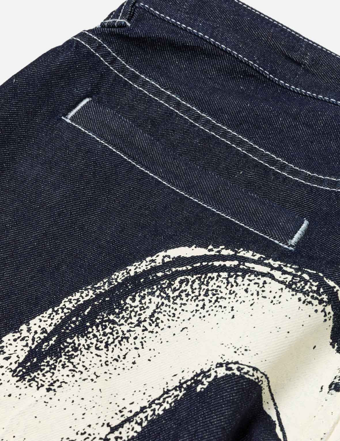 大M藝術筆觸牛仔褲 #2030