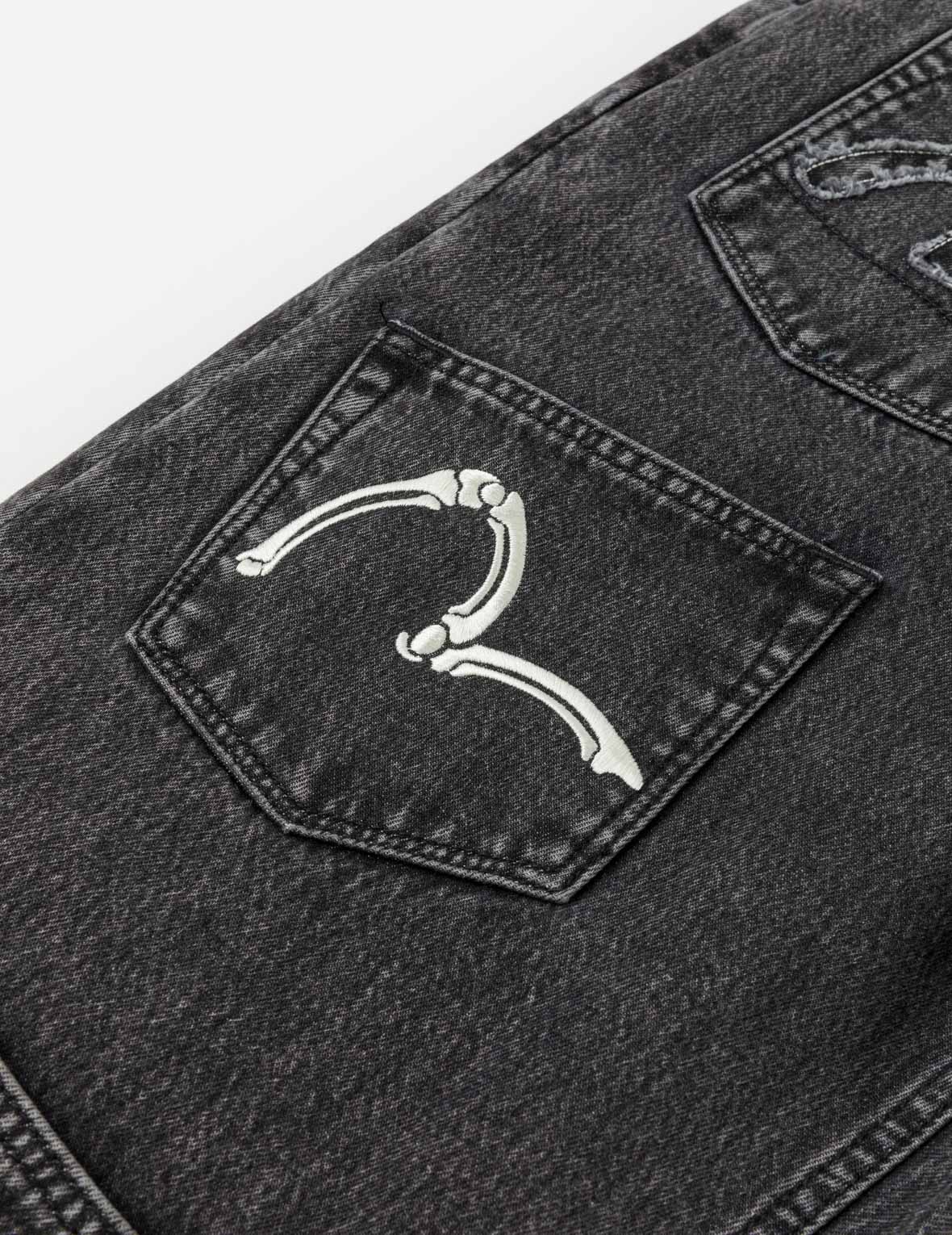 Skull Multi-Pocket Denim Jeans – EVISU