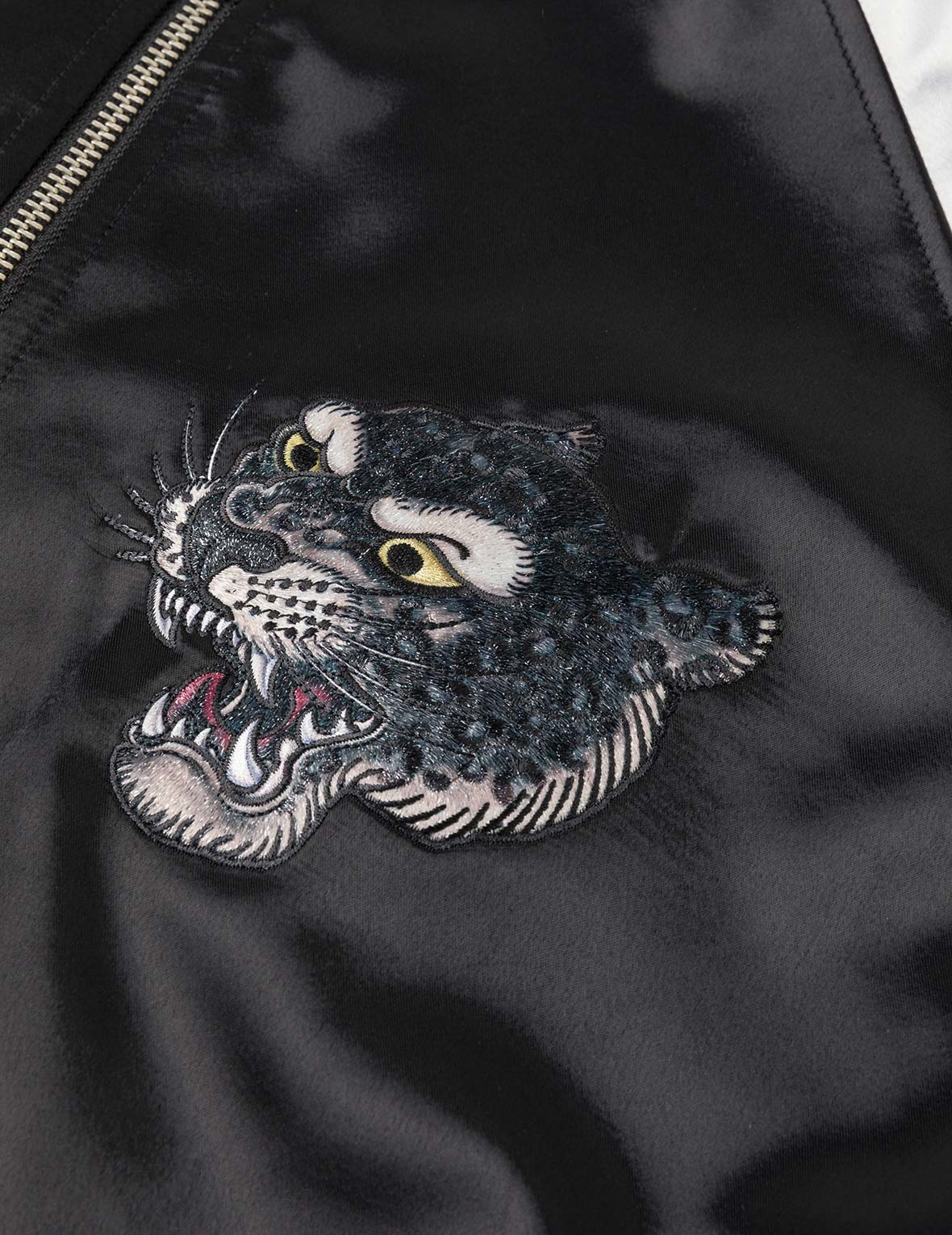 Duo Leopard Embroidery Souvenir Jacket – EVISU