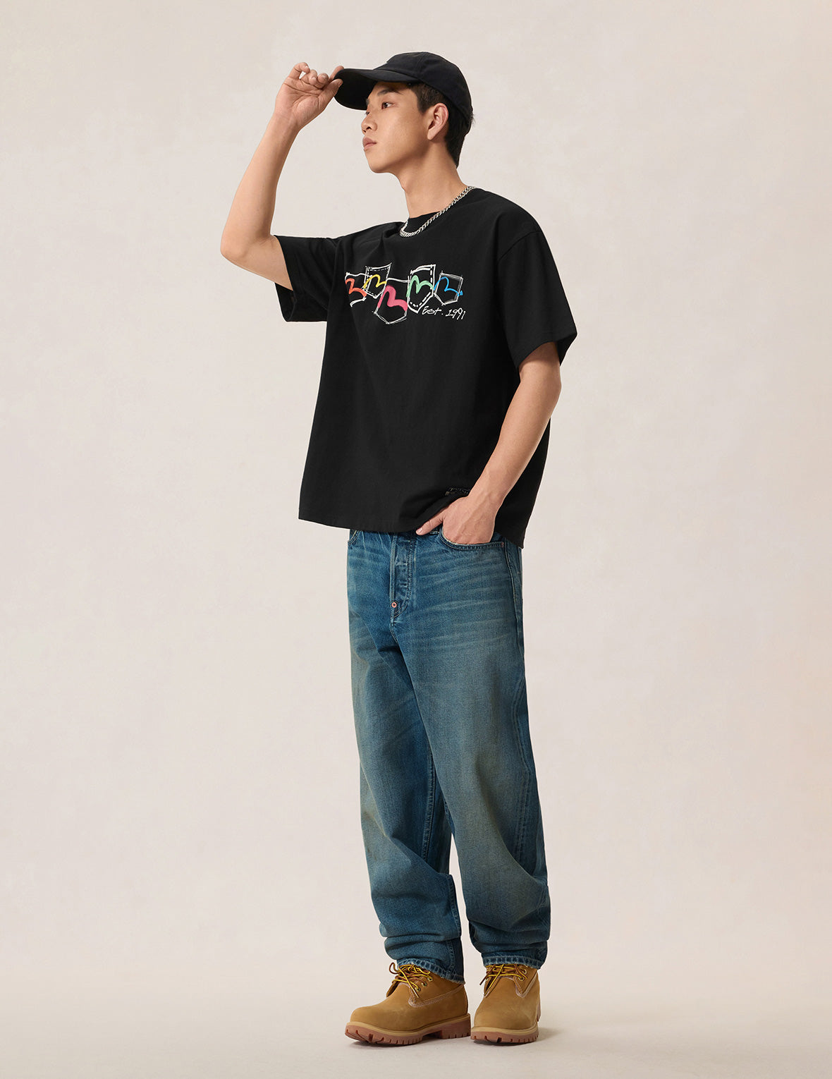 Hand-Drawn Multi-Pocket T-shirt – EVISU