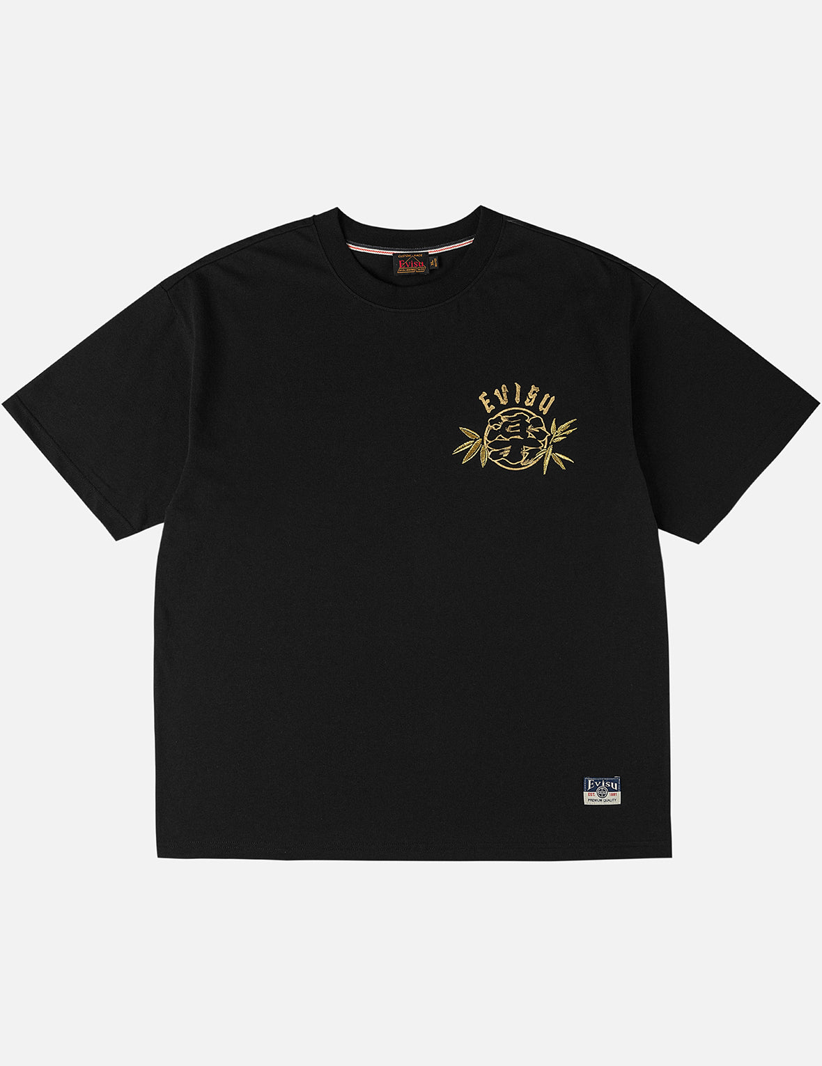 漢字雙豹子印花T恤