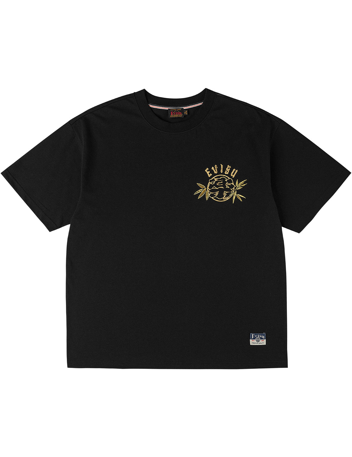 漢字雙豹子印花T恤