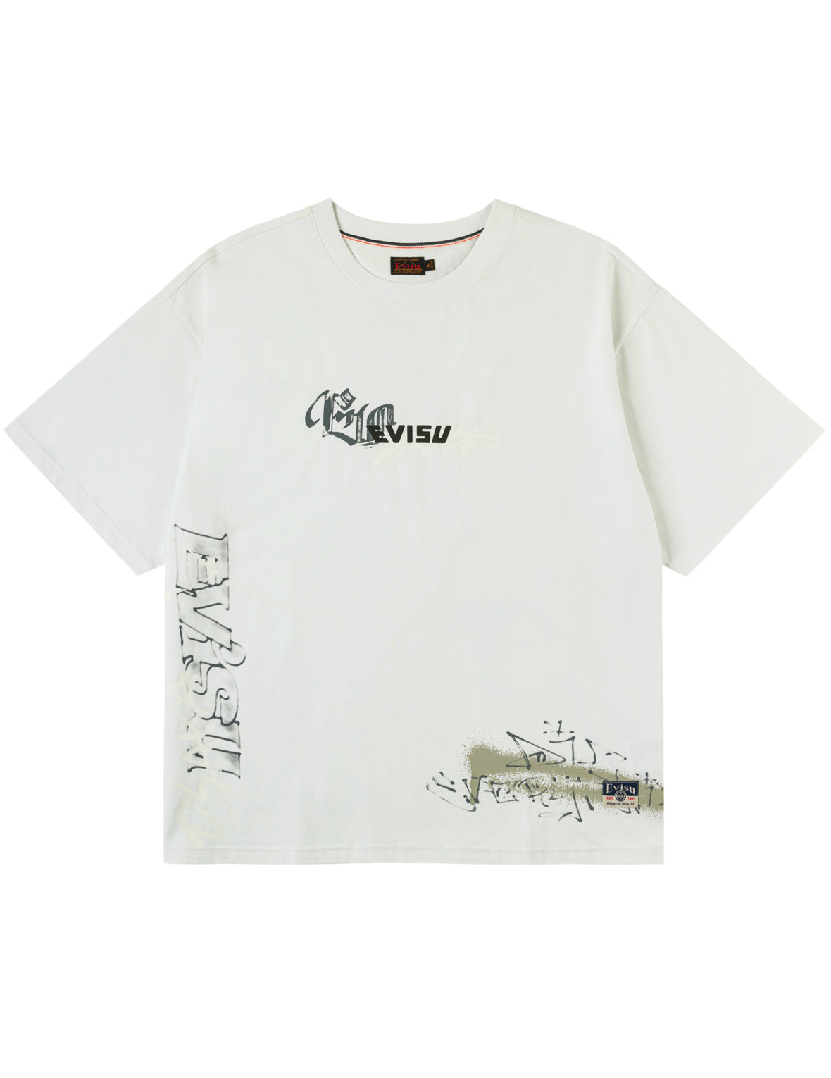 Allover EVISU Logo Graphic T-shirt