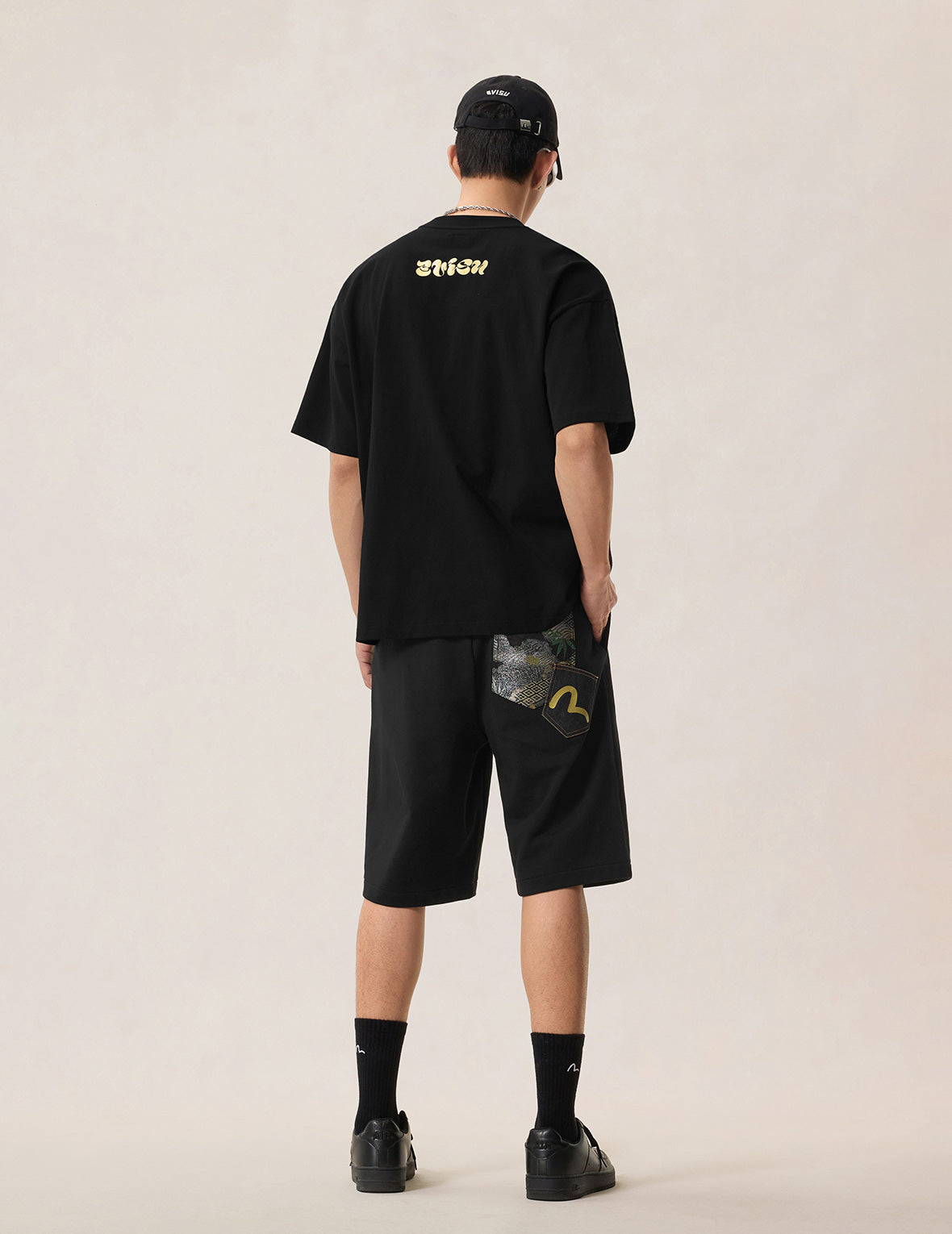 織錦貼袋短袖T恤