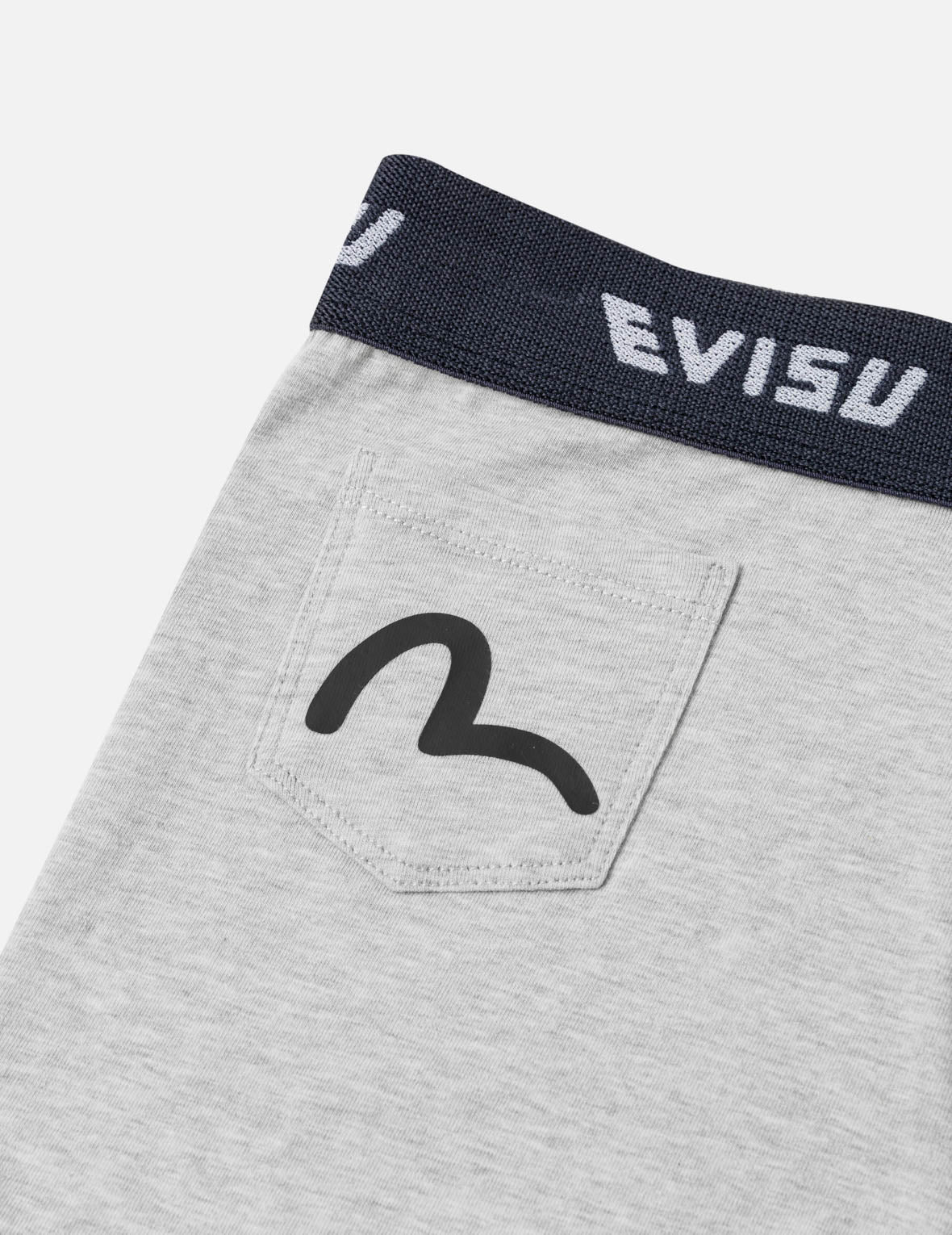 多重標品牌標誌口袋平口內褲