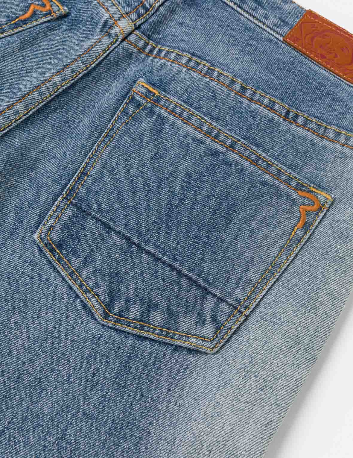 Distressed Daicock Balloon Jeans