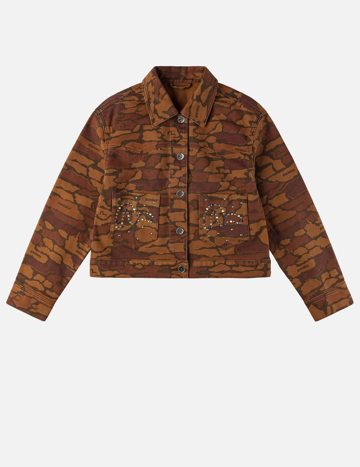 Ishigaki Camouflage Denim Jacket – EVISU