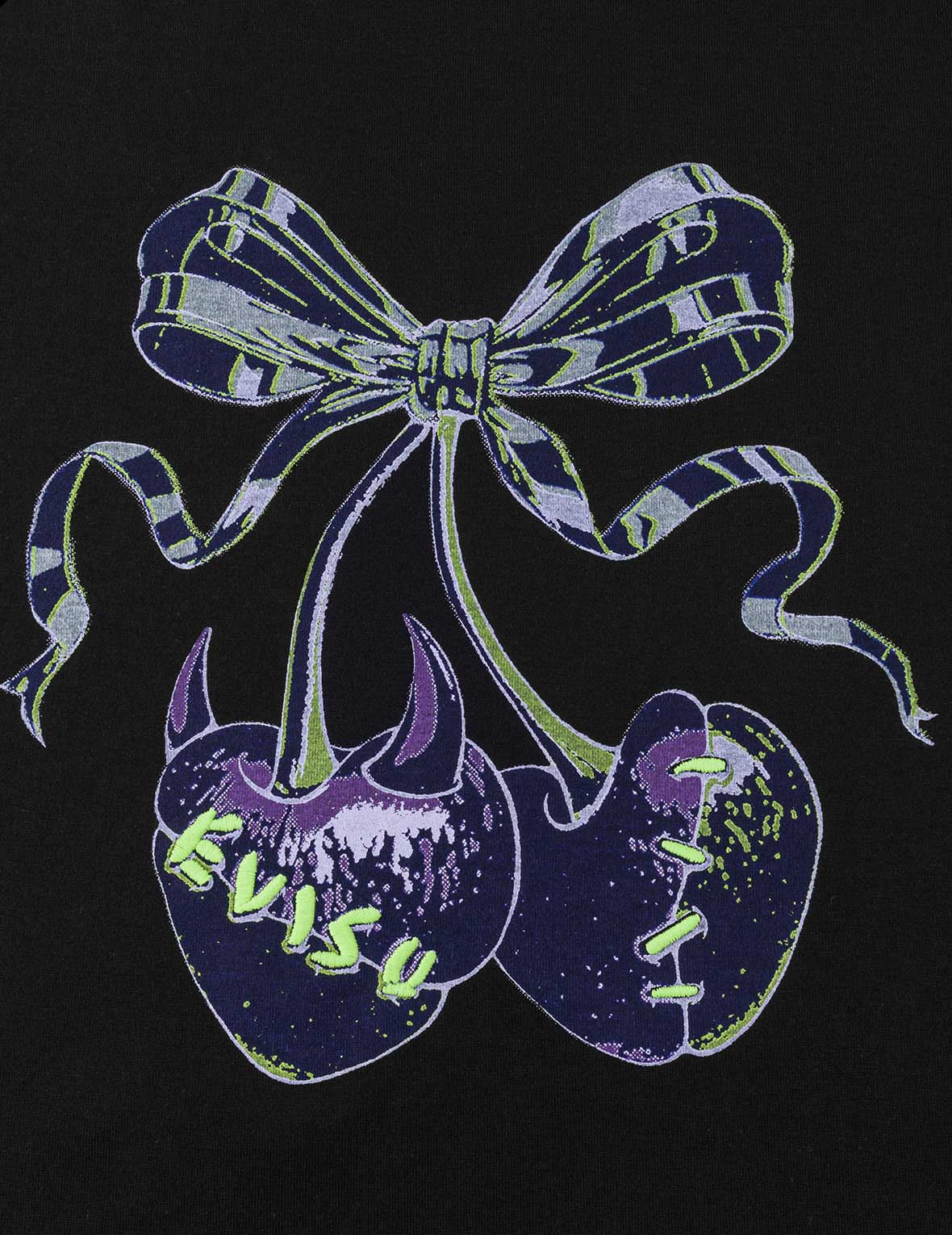 櫻桃蝴蝶結印花T恤