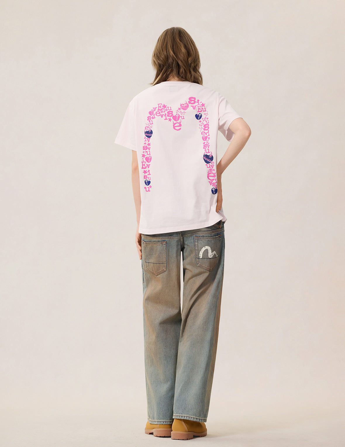 主題圖案大 M 印花 T恤