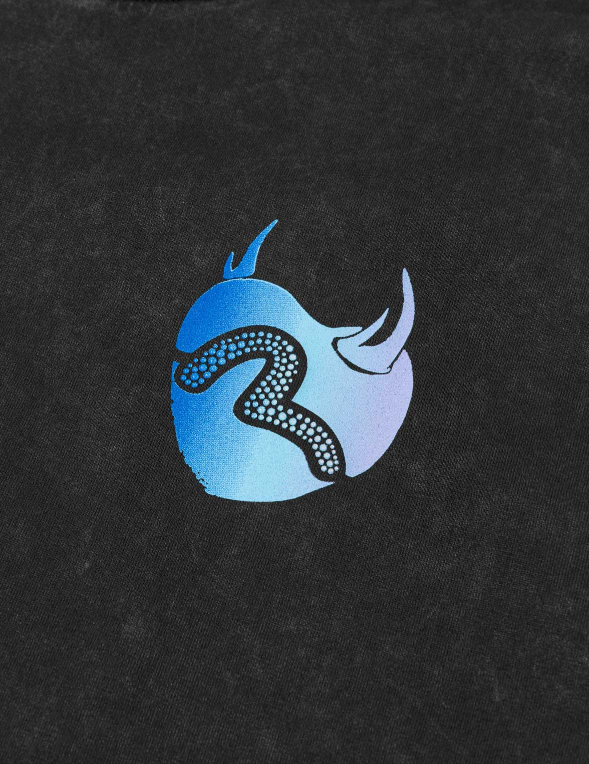 海鷗惡魔心形立體壓紋T恤