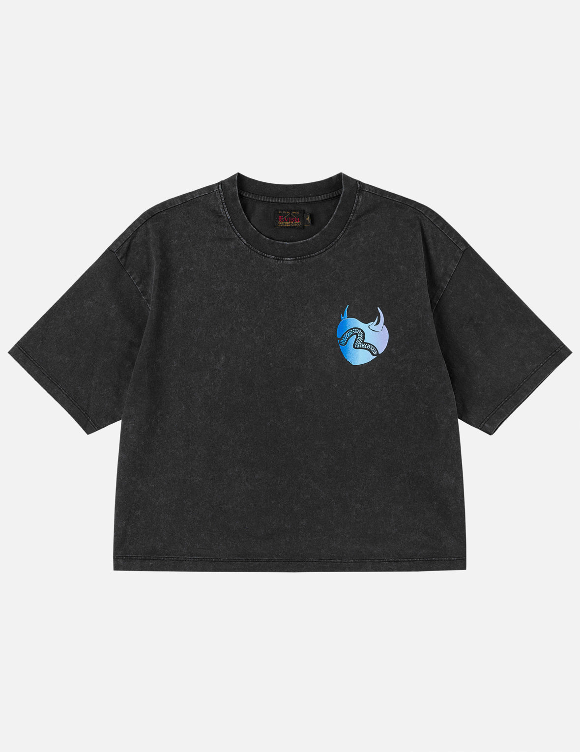 海鷗惡魔心形立體壓紋T恤