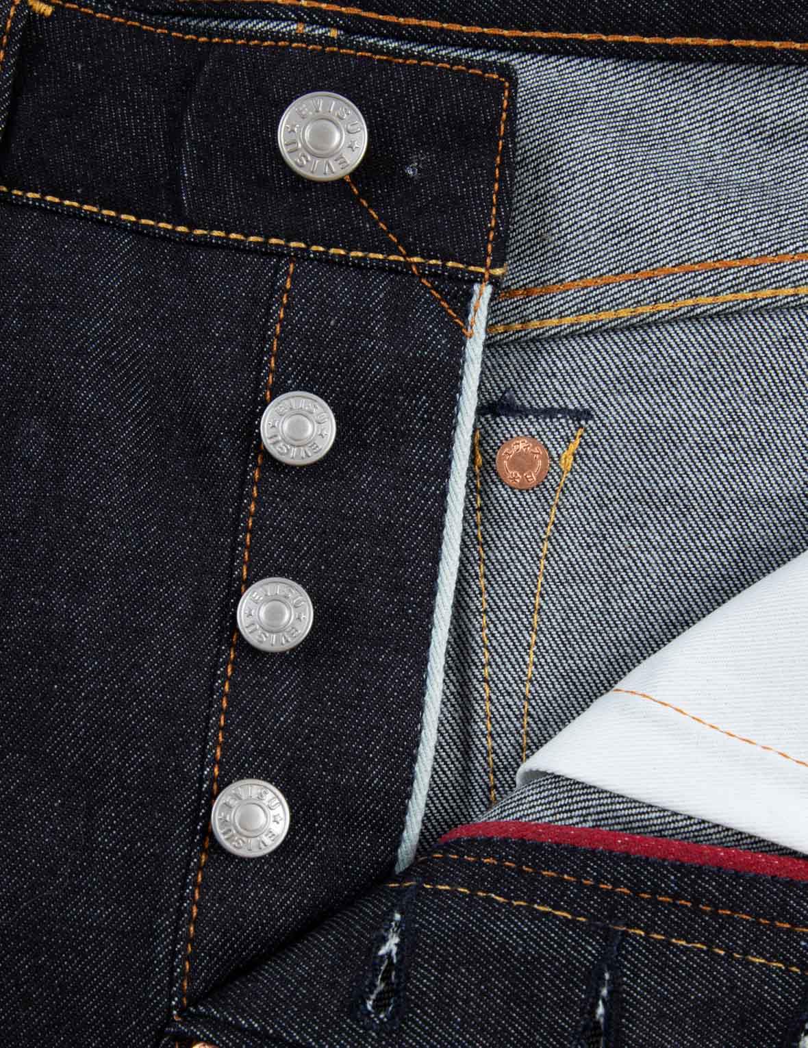 Seagull Print Pockets Taper Fit Jeans #2017