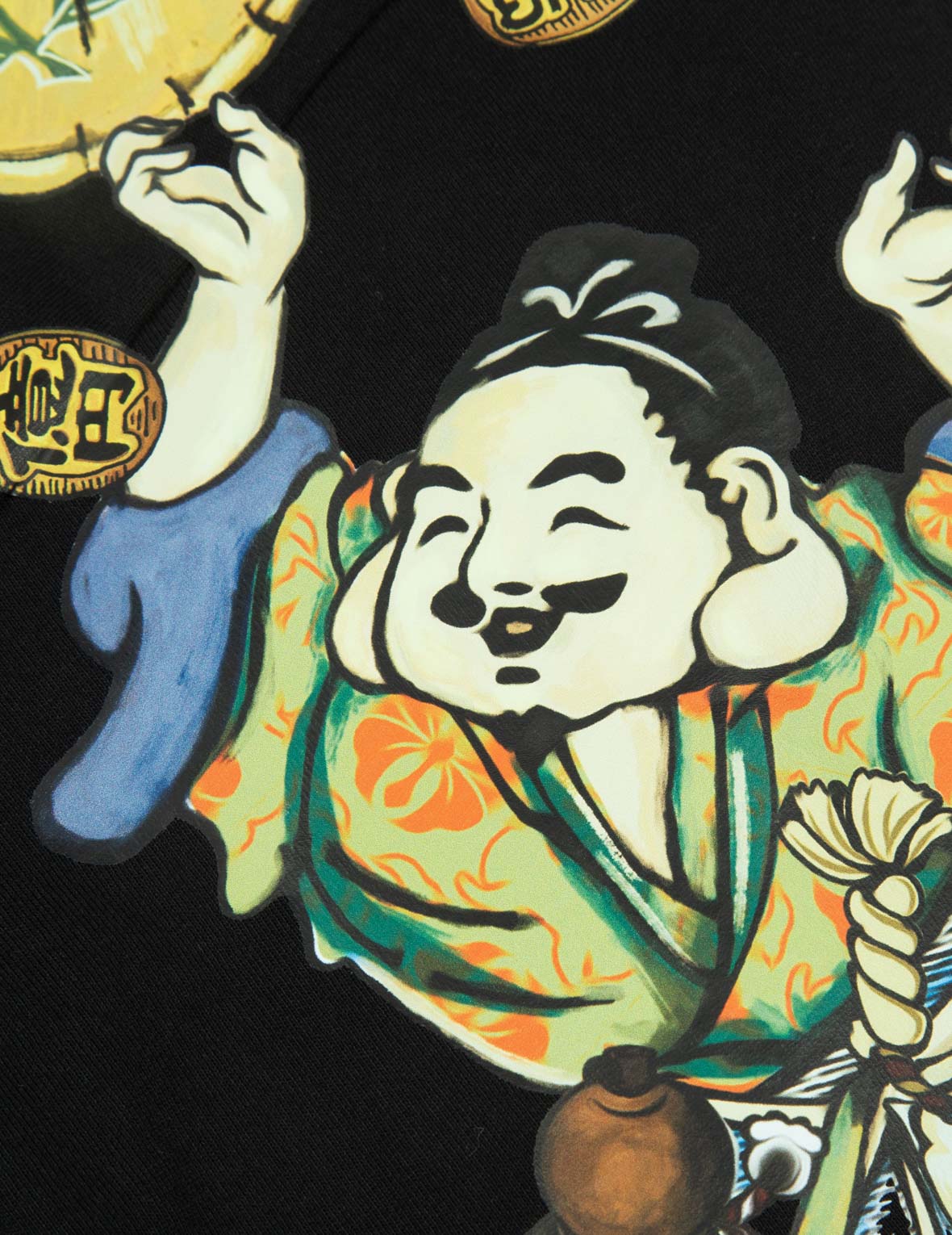 信樂狸大M印花寬版T恤