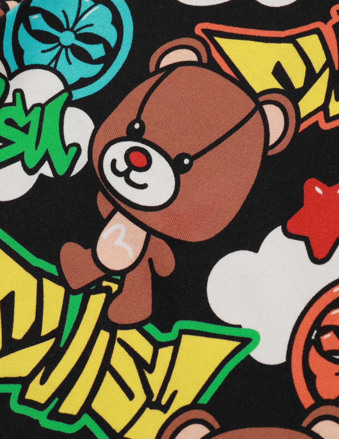 塗鴉風多重印花常規版型T恤