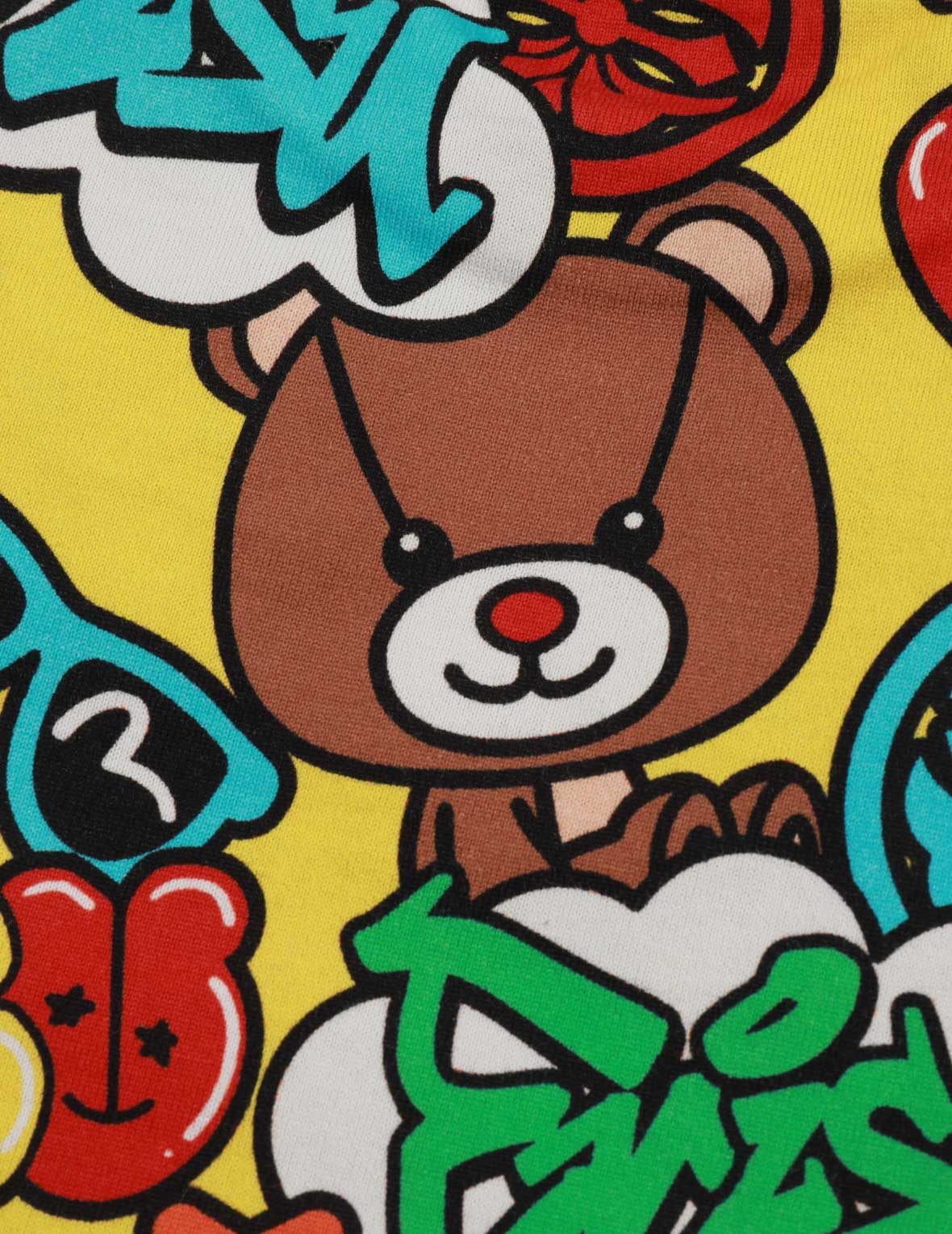 塗鴉風多重印花常規版型T恤